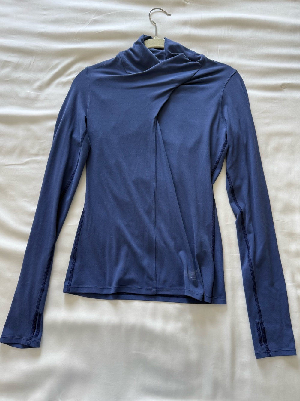 Blue Lululemon Long Sleeve Top